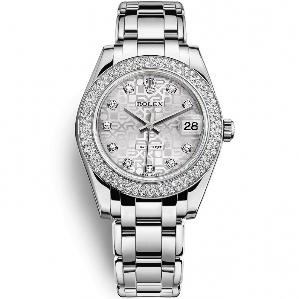 Pearlmaster 34: 18K White gold - m81339-0008 Rolex Pearlmaster 81339 0008