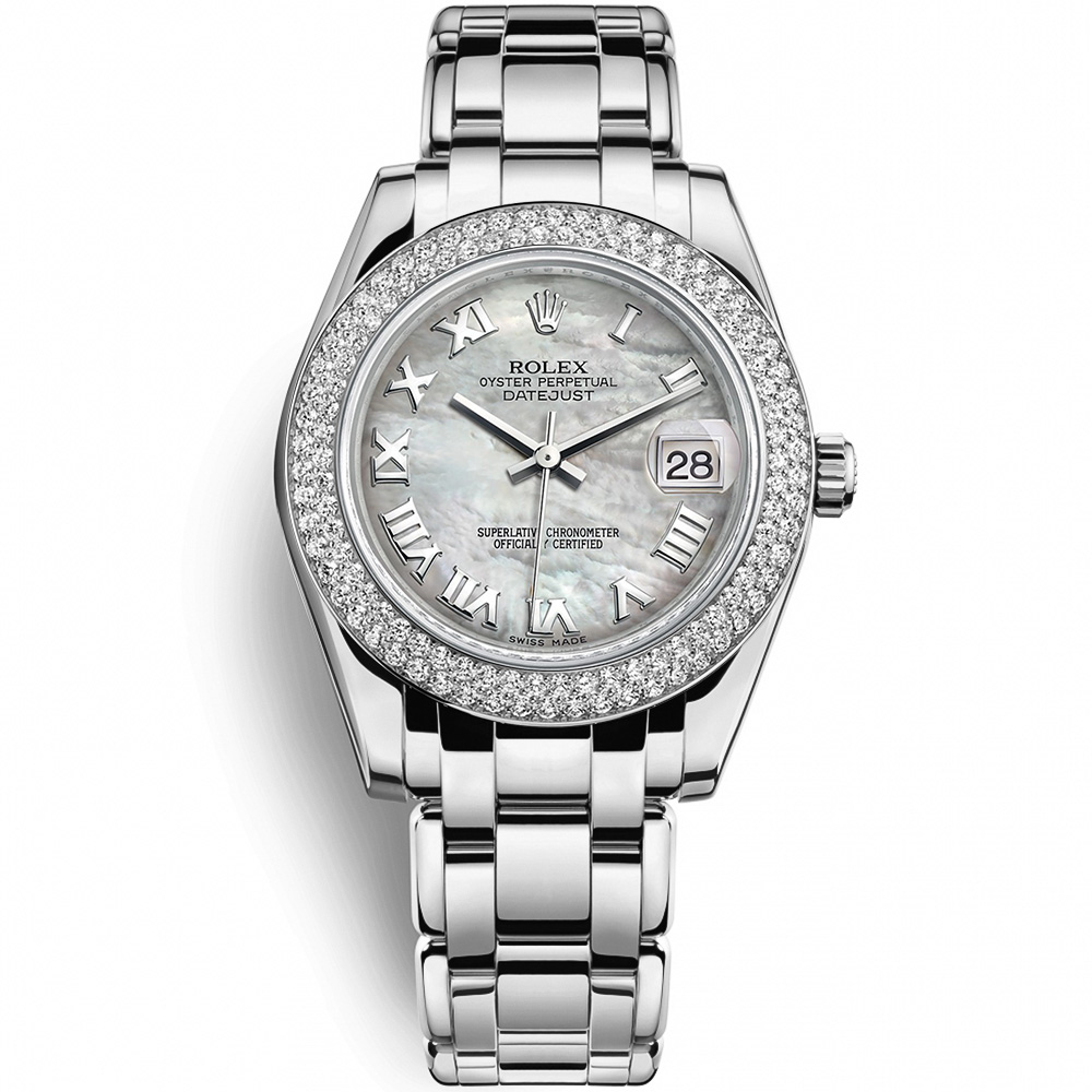 Pearlmaster 34: 18K White gold - m81339-0009 Rolex Pearlmaster 81339 0009