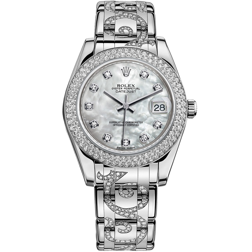 Pearlmaster 34: 18K White gold - m81339-0032 Rolex, Pearlmaster, Pearlmaster Yellow Gold 34 Mm, 81338 0016, LuxWatch.ua