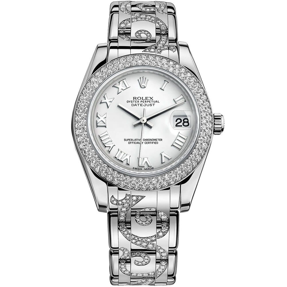Pearlmaster 34: 18K White gold - m81339-0033 Rolex, Pearlmaster, Pearlmaster Yellow Gold 34 Mm, 81338 0016, LuxWatch.ua