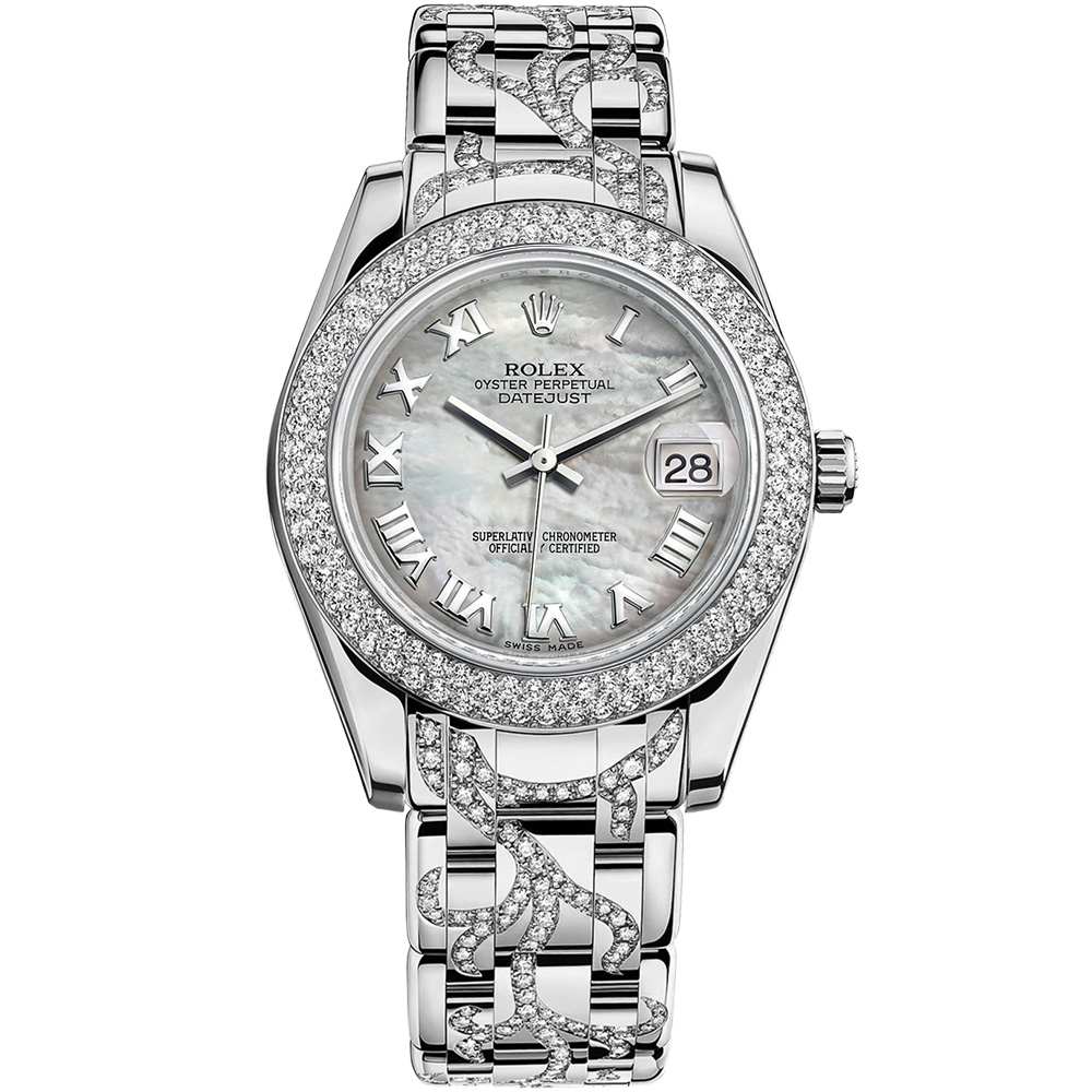 Pearlmaster 34: 18K White gold - m81339-0051 Rolex, Pearlmaster, Pearlmaster Yellow Gold 34 Mm, 81338 0099, LuxWatch.ua