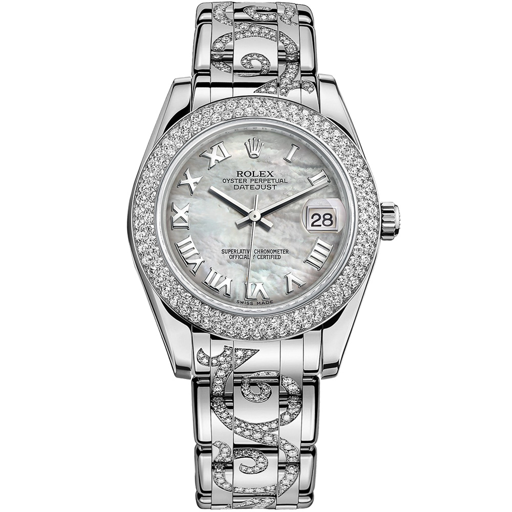 Pearlmaster 34: 18K White gold - m81339-0054 Rolex, Pearlmaster, Pearlmaster Yellow Gold 34 Mm, 81338 0016, LuxWatch.ua