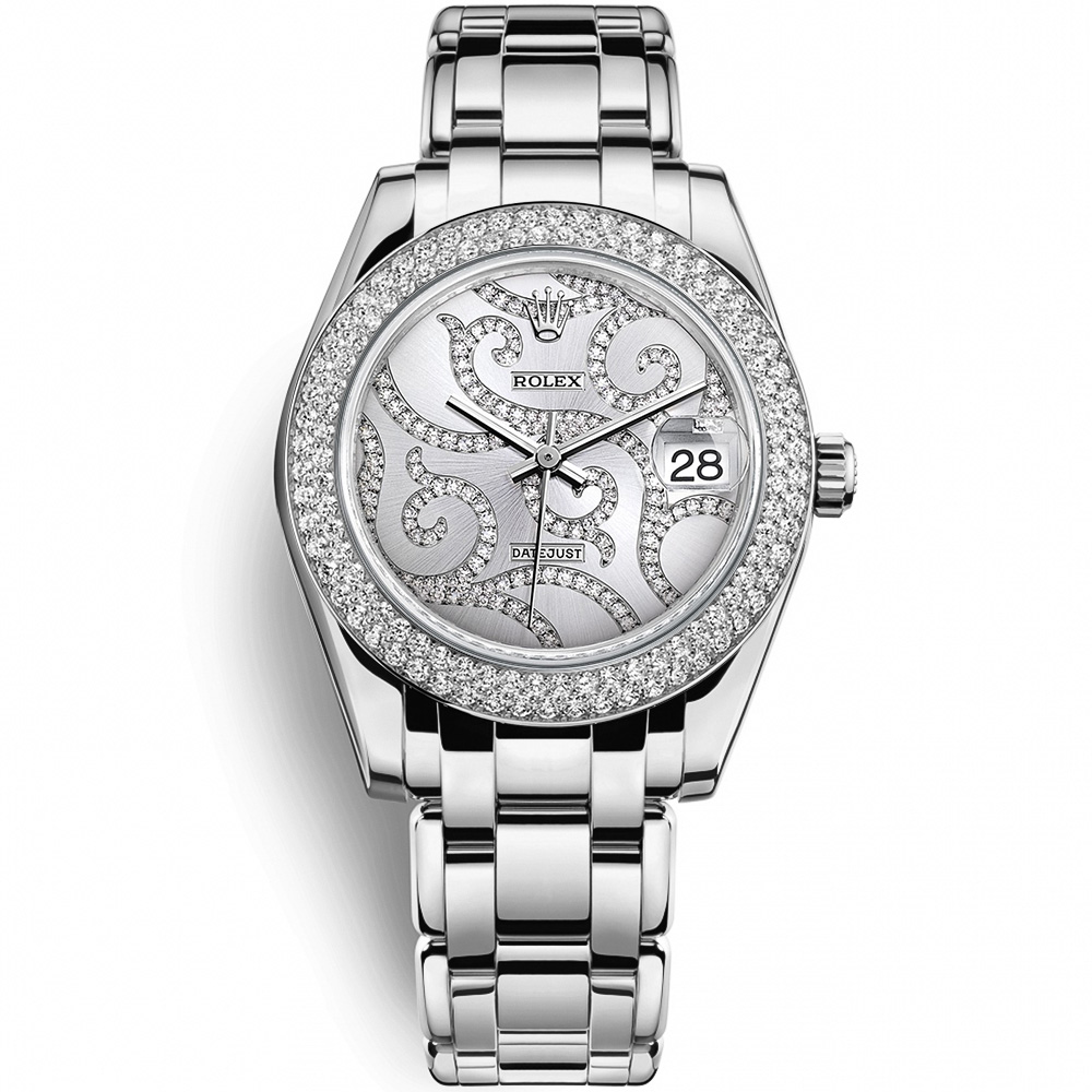 Pearlmaster 34: 18K White gold - m81339-0060 Rolex Pearlmaster 81339 0060