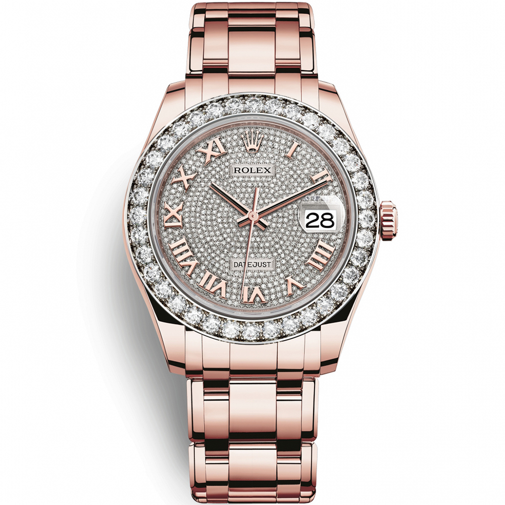 Pearlmaster 39: 18K Everose gold - m86285-0002 Rolex Pearlmaster 86285 0002