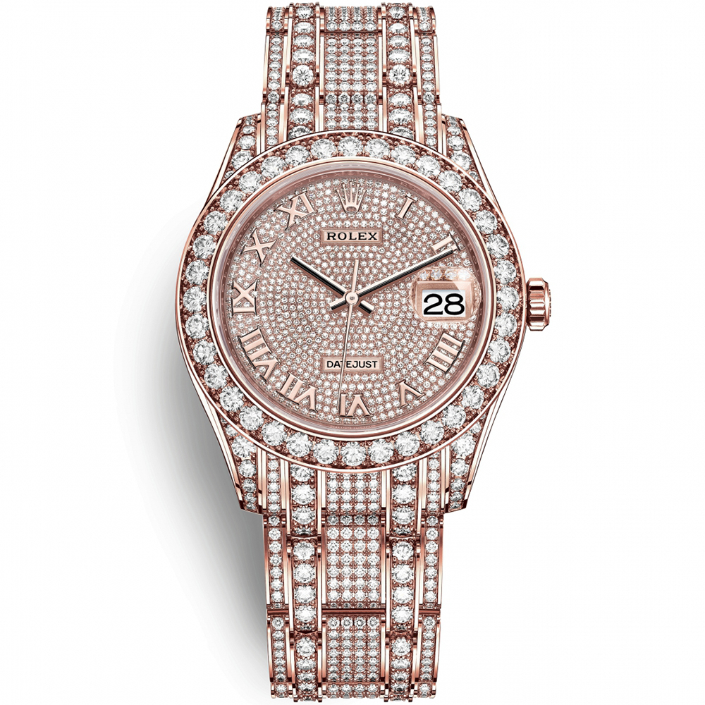 Pearlmaster 39: 18K Everose gold - m86405RBR-0001 Rolex Pearlmaster 86405RBR 0001