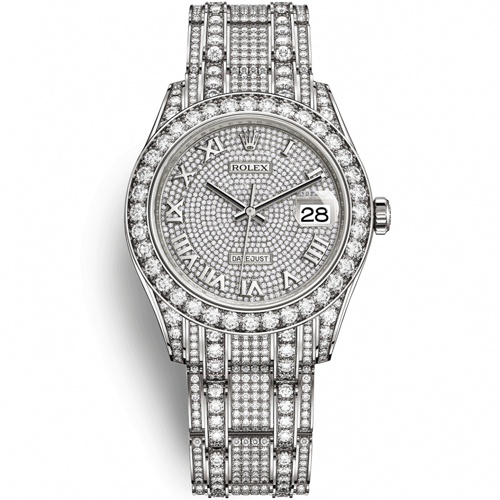 Pearlmaster 39: 18K White gold - m86409RBR Rolex Pearlmaster 86409RBR