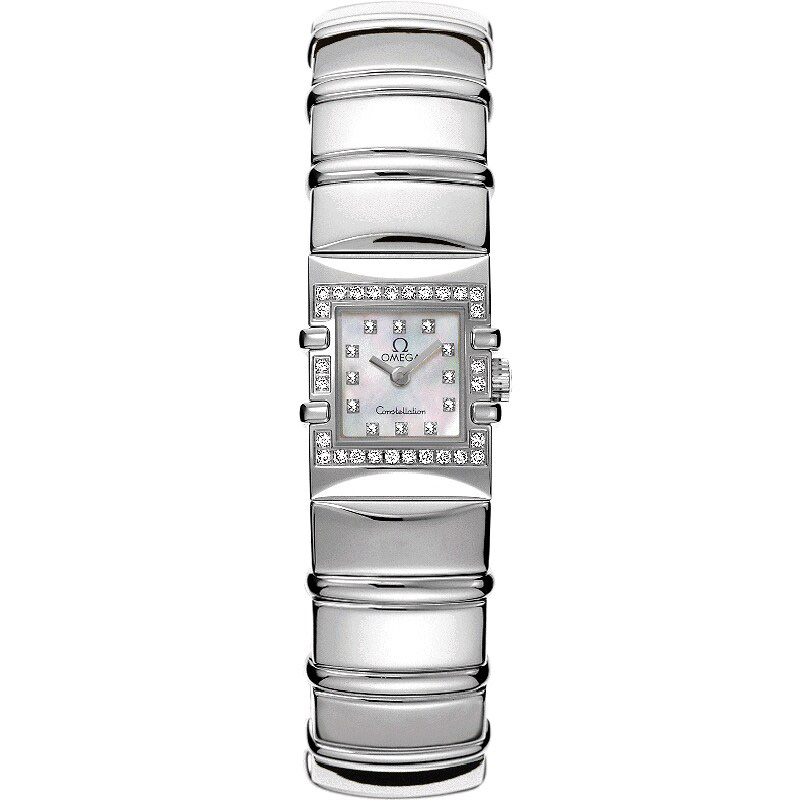 Constellation Quadra 20 x 15 mm: 18K White gold - 1147.76.41 Omega Constellation Quadra 1147.76.41