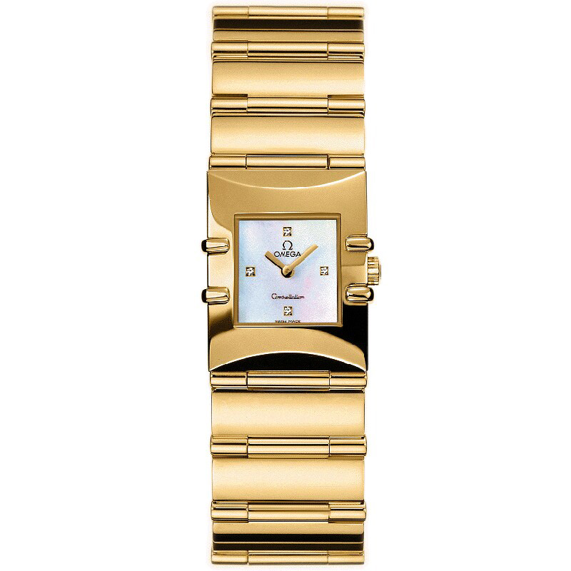 Constellation Quadra 24 x 19.3 mm: 18K Yellow gold - 1151.76.00 Omega Constellation Quadra 1151.76.00