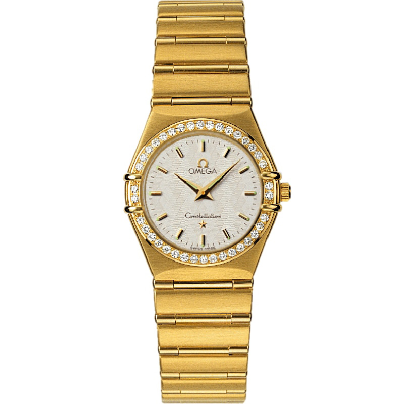Constellation '95 25.5 mm: 18K Yellow gold - 1177.30.00 Omega Constellation Quartz 1177.30.00
