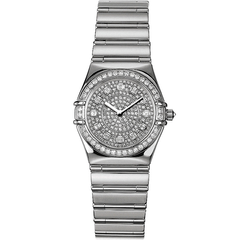 Constellation My Choice Specialities 25.5 mm: 18K White gold - 1970.11.71 Omega Constellation Quartz 1970.11.71
