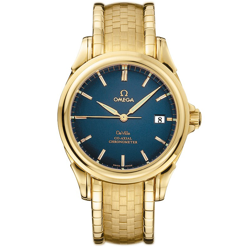 De Ville 37.5 mm: 18K Yellow gold - 4131.81.00 Omega De Ville 4131.81.00
