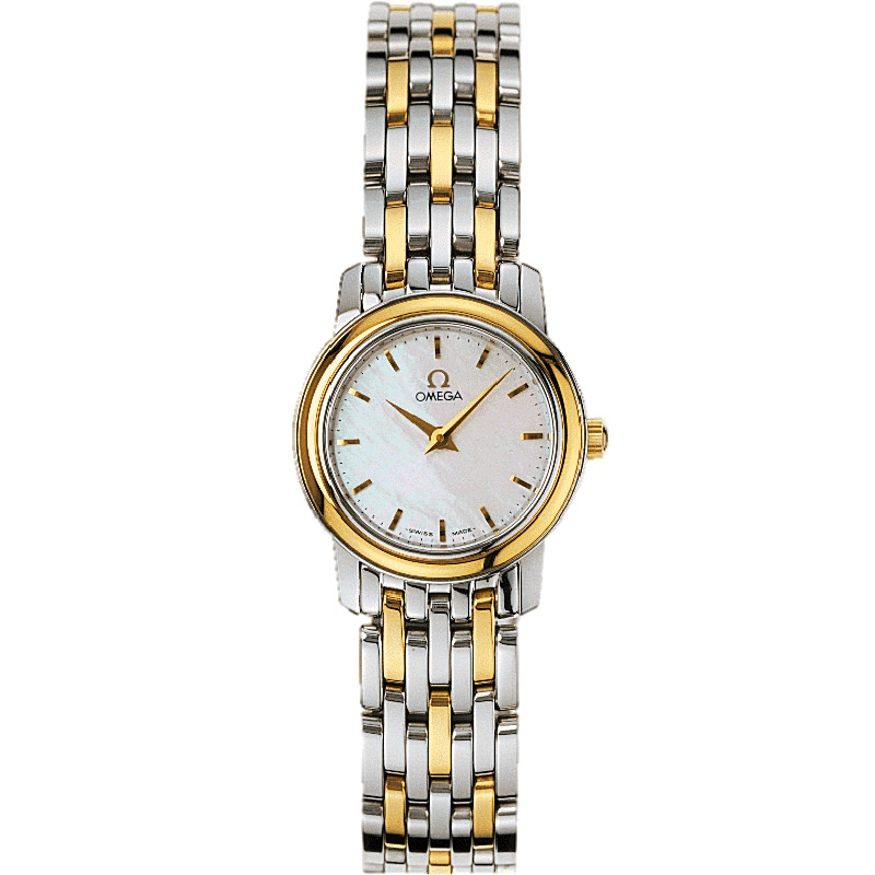De Ville Prestige 22 mm: Stainless steel & 18K Yellow gold - 4370.91.00 Omega De Ville Prestige 4370.91.00
