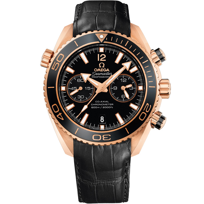 Seamaster Planet Ocean 600M 45.5 mm: 18K Red gold & Leather strap - 232.63.46.51.01.001 Omega Seamaster Planet Ocean 600M 232.63.46.51.01.001