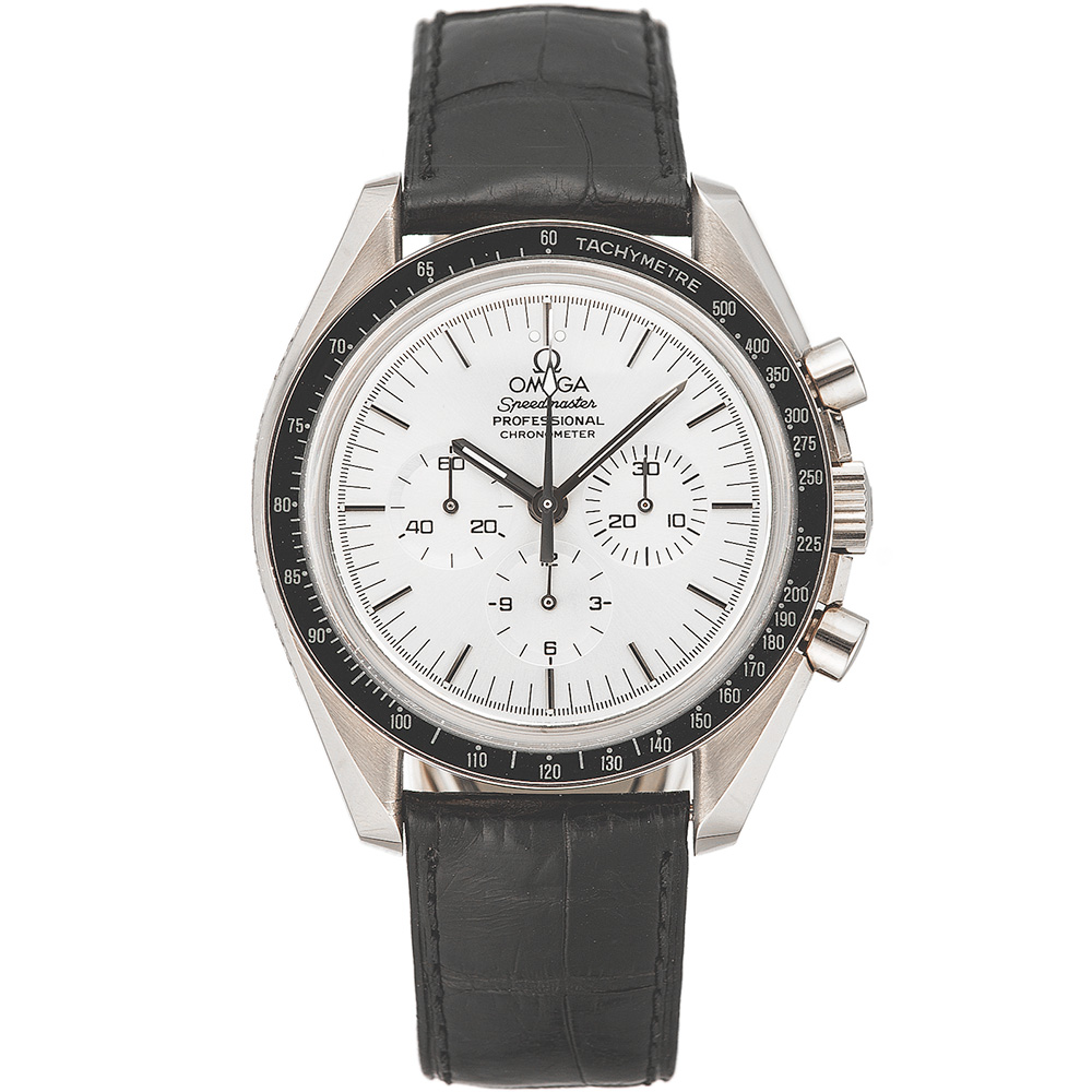 Speedmaster Moonwatch Professional 42 mm: 18K Yellow gold & Leather strap - 3691.50.31 Omega Speedmaster Moonwatch Professional 3691.50.31