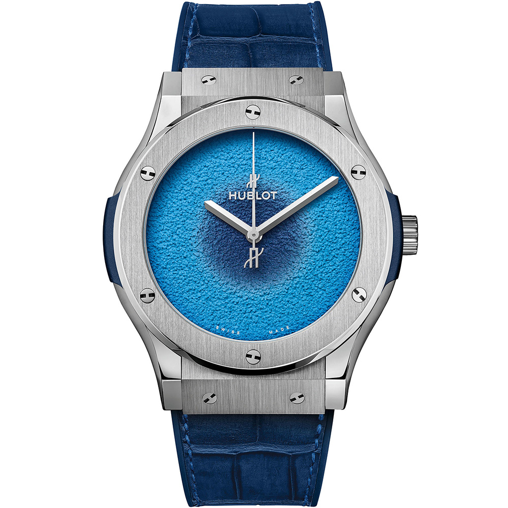 Classic Fusion Cheval Blanc Randheli 45 mm: Titanium & Rubber Leather - 511.NX.660B.LR.CBR17 Hublot Classic Fusion 511 NX 660B LR CBR17