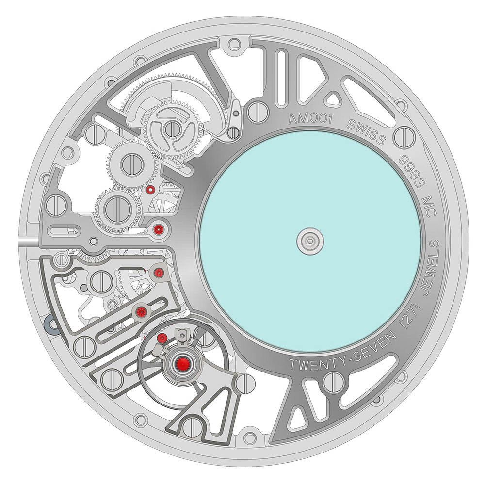 9983 MC Cartier Caliber 9983 MC