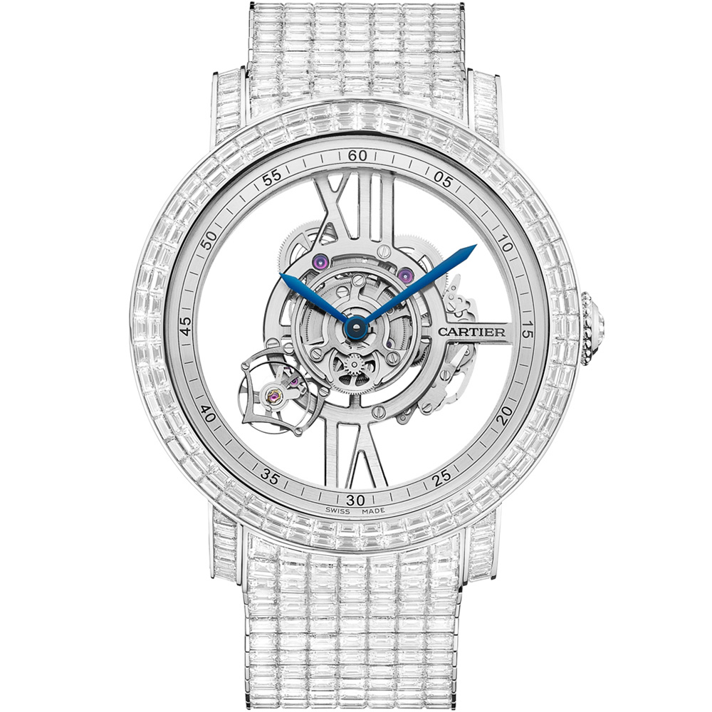 Rotonde de Cartier Astrotourbillon Skeleton 48 mm: Platinum - HPI00941 Cartier Rotonde De Cartier Hpi00941