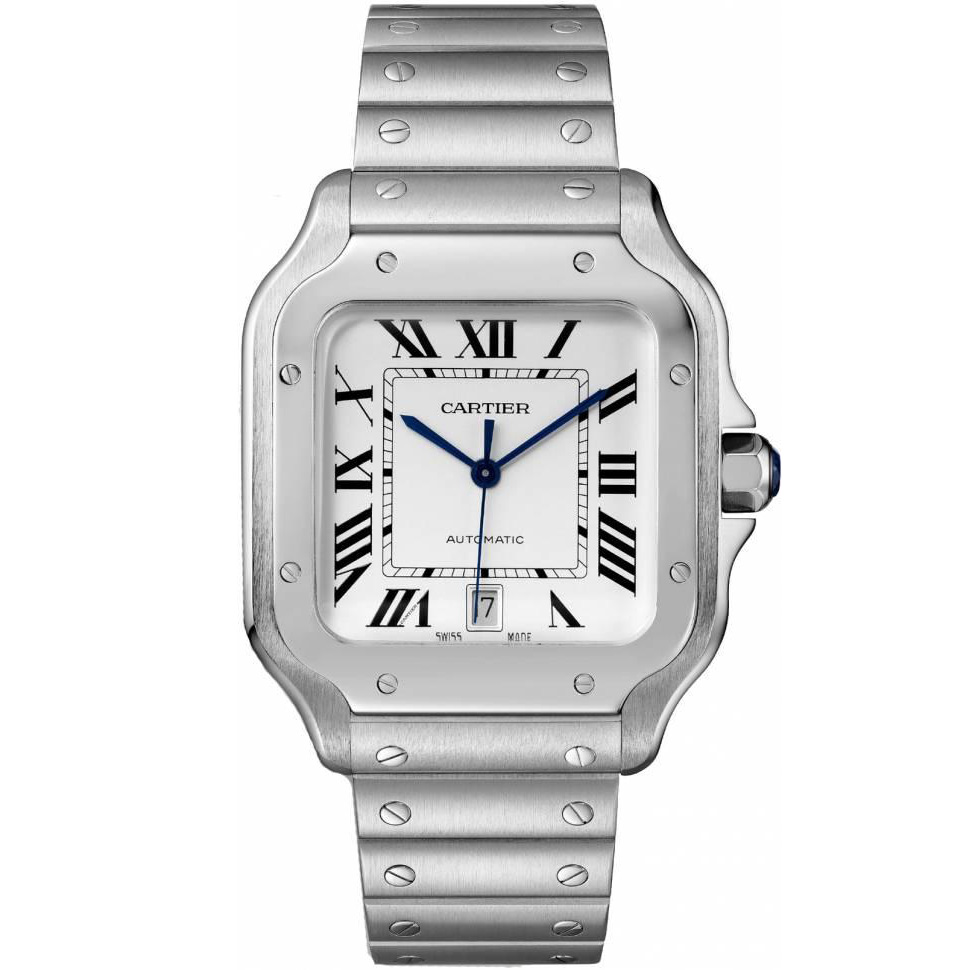 Santos de Cartier 39.8 x 47.5 mm: Stainless steel - WSSA0014 Cartier Santos De Cartier Wssa0014