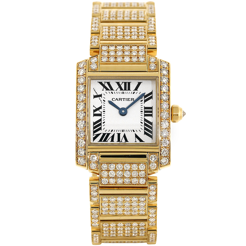 Tank Francaise 20 x 25 mm: 18K Yellow gold - WE1001RD Cartier Tank Francaise We1001rd