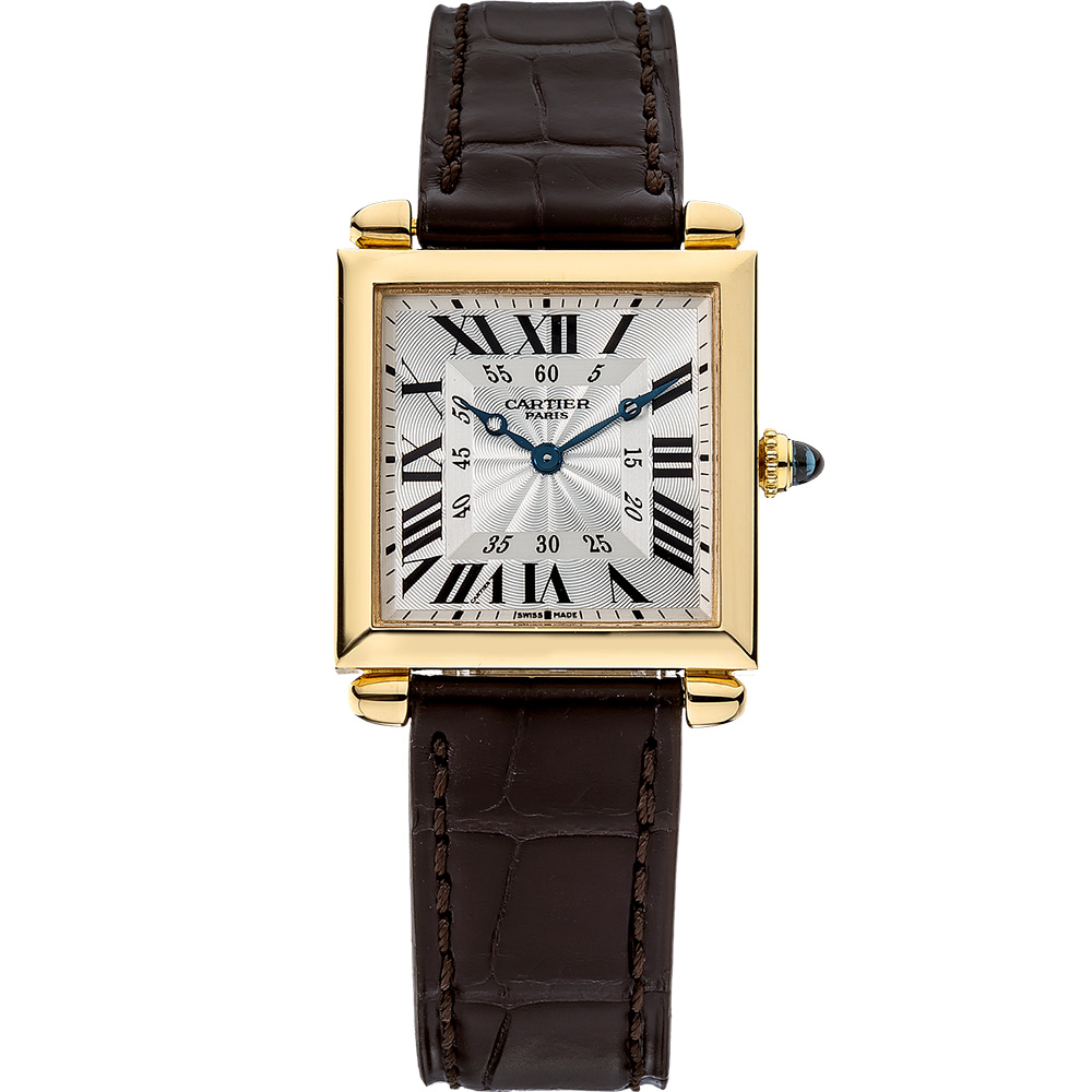 Tank Obus Privée Collection 'CPCP' 26 x 33.3 mm: 18K Yellow gold & Leather strap - W1527551 Cartier Tank Obus W1527551