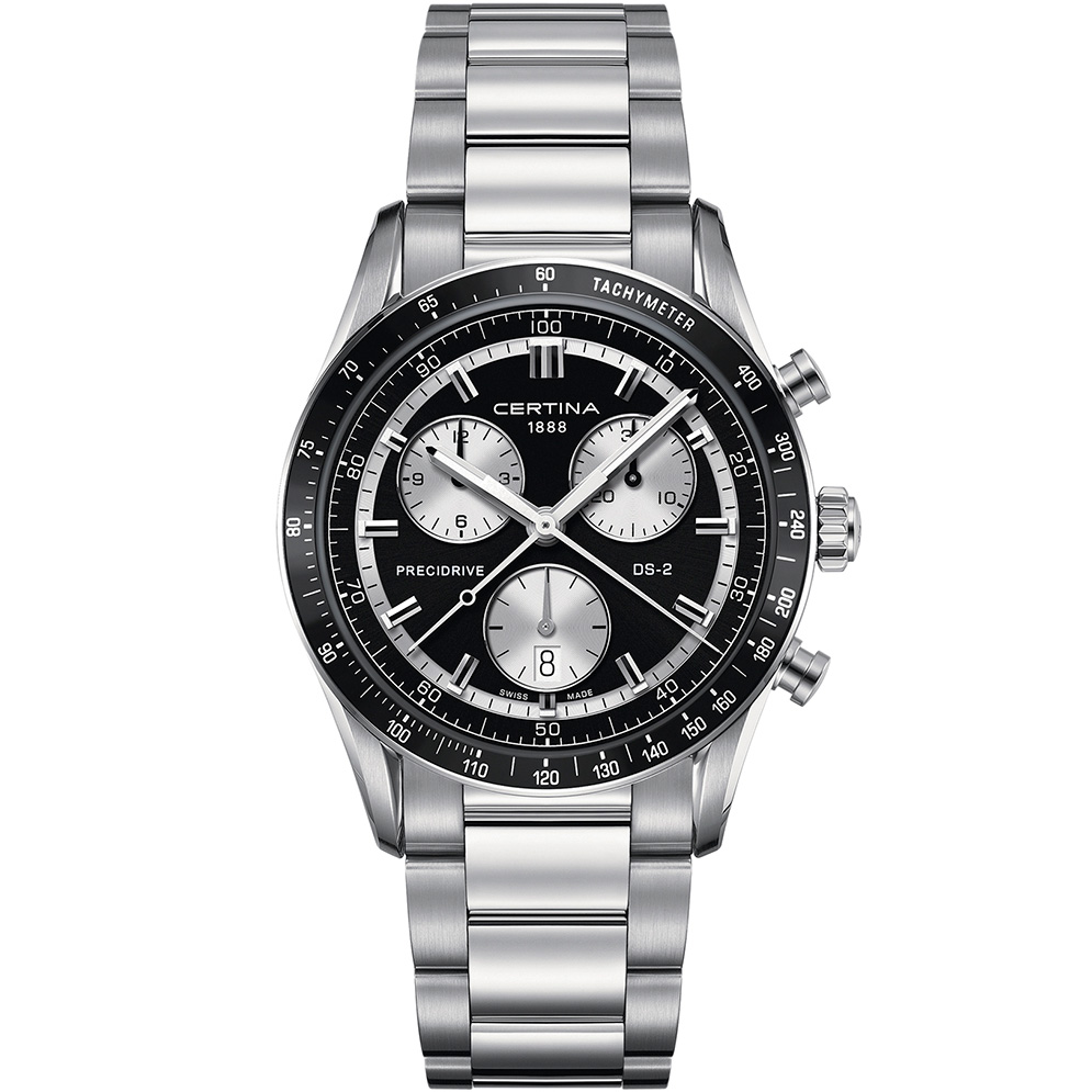 DS-2 Chronograph 41 mm: 316L Stainless steel - C024.447.11.051.00 Certina Ds 2 C024.447.11.051.00