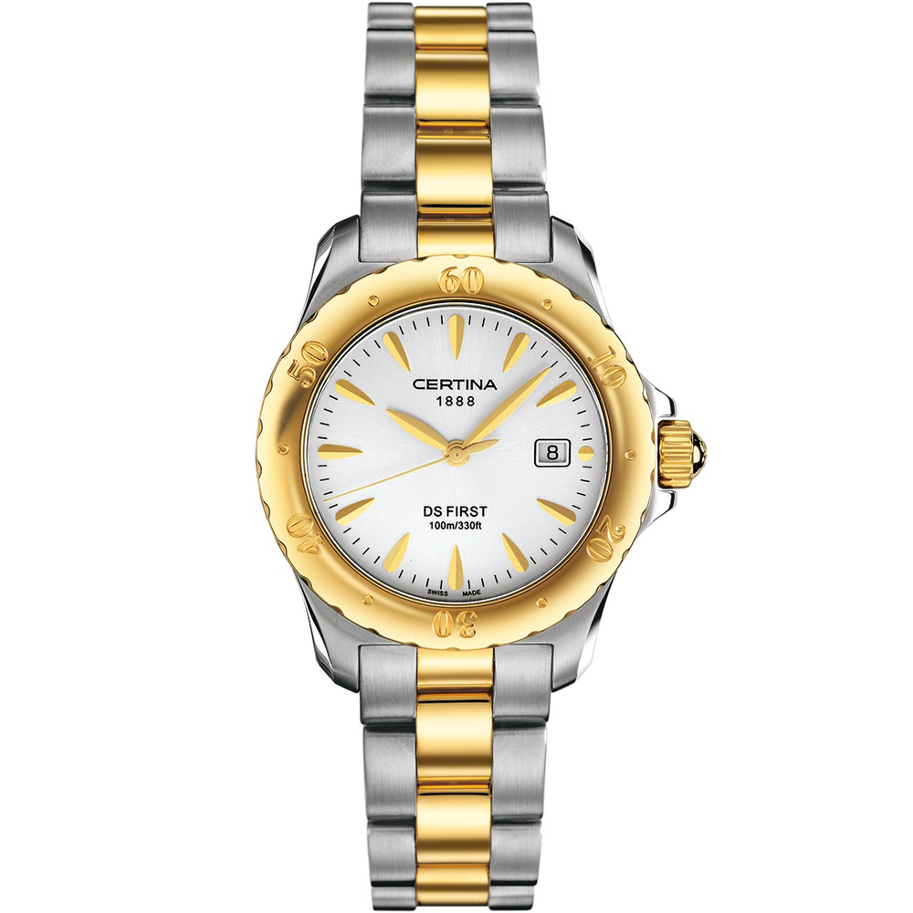 DS First Lady 31 mm: Yellow gold PVD-coated Stainless steel - C129.7184.44.11 Certina Ds First C129.7184.44.11