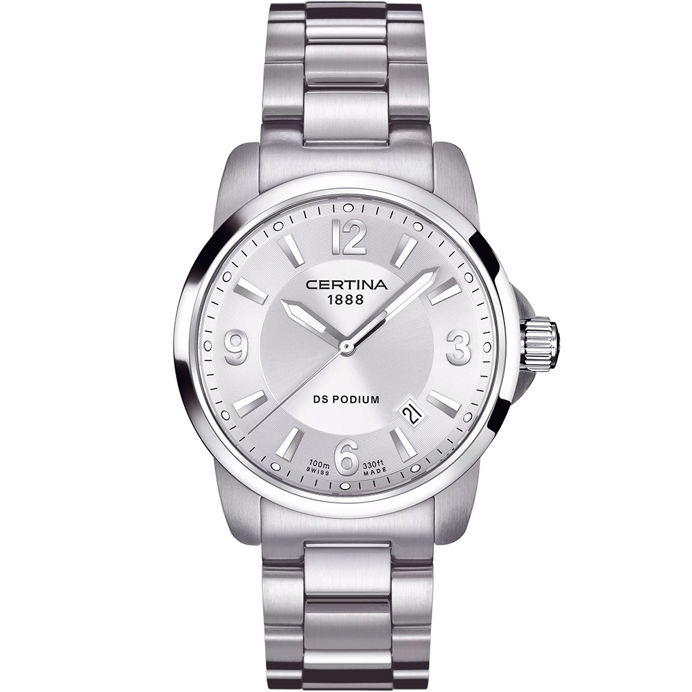 DS Podium 38 mm: Stainless steel - C260.7129.42.16 Certina Ds Podium C260.7129.42.16