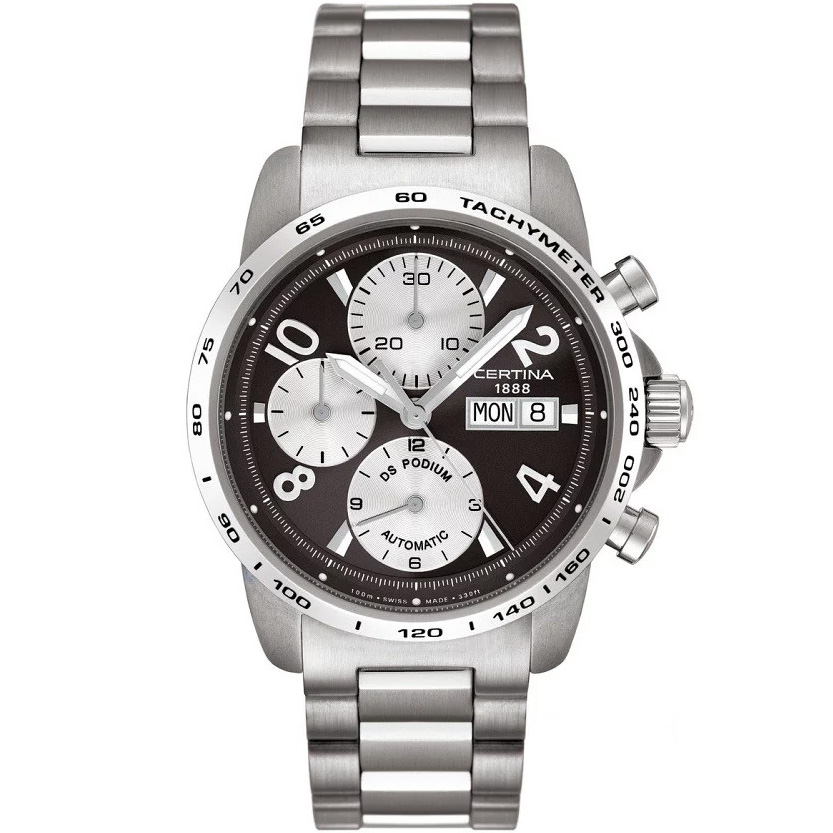 DS Podium Chronograph 40 mm: Stainless steel - C674.7129.42.69 Certina Ds Podium C674.7129.42.69