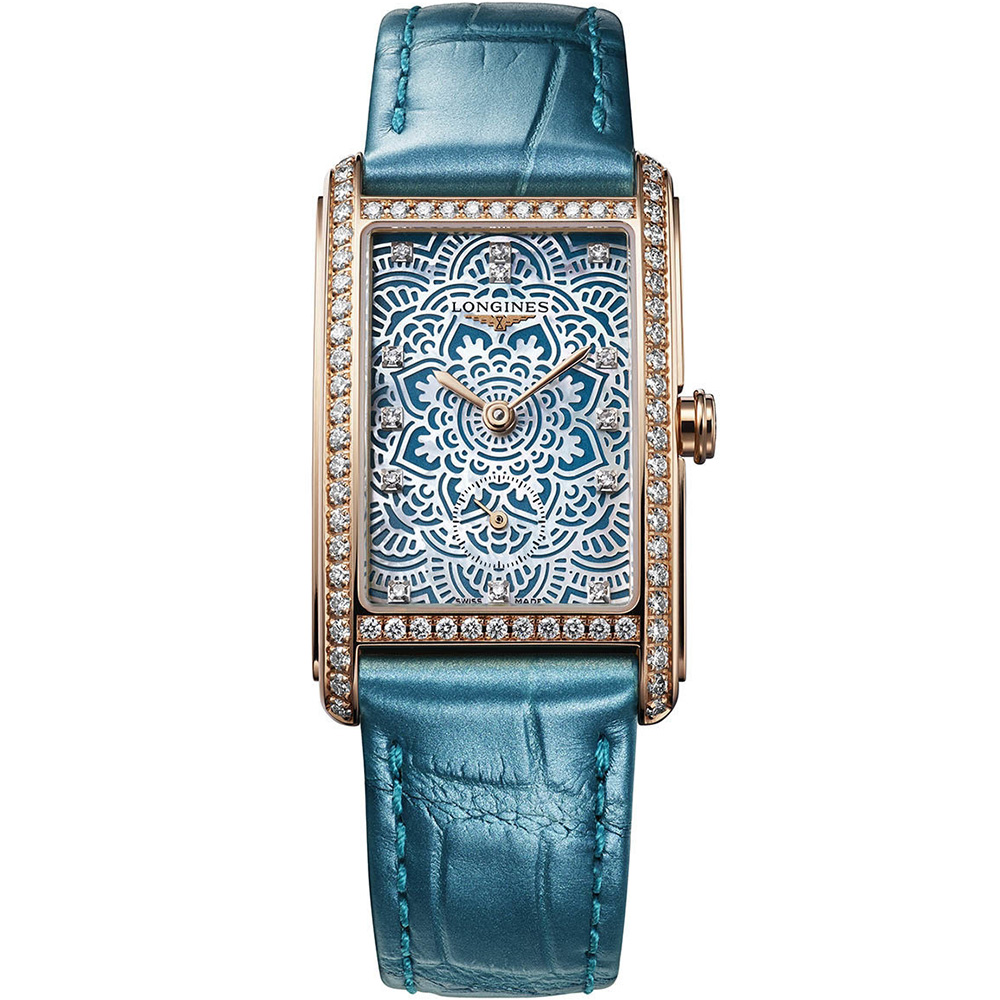 LONGINES DolceVita 23.3 x 37 mm: 18K Rose gold & Leather strap - L5.512.9.97.2 Longines Dolcevita L5 512 9 97 2