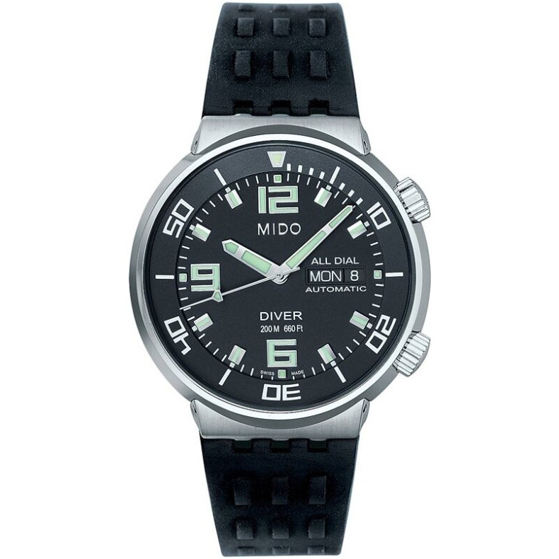 All Dial 42 mm: Stainless steel & Rubber - M8370.4.58.91 Mido All Dial M8370.4.58.91