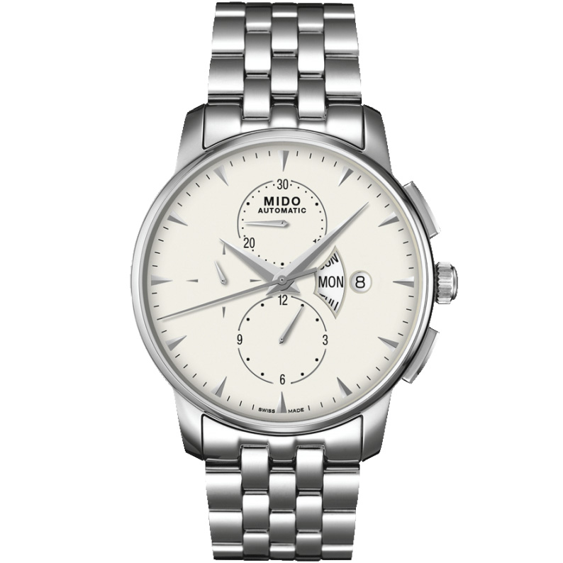 Baroncelli Chronograph 42 mm: Stainless steel - M8607.4.11.1 Mido Baroncelli M8607.4.11.1