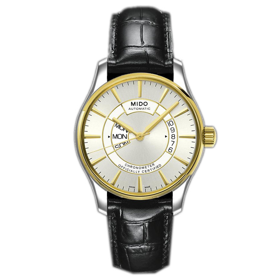 Belluna 40 mm: Stainless steel & Leather strap - M001.431.26.031.00 Mido Belluna M001.431.26.031.00