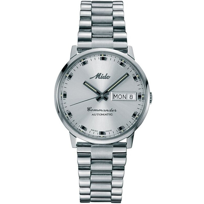 Commander 34 mm: Stainless steel - M4925.4.21.13 Mido Commander M4925.4.21.13
