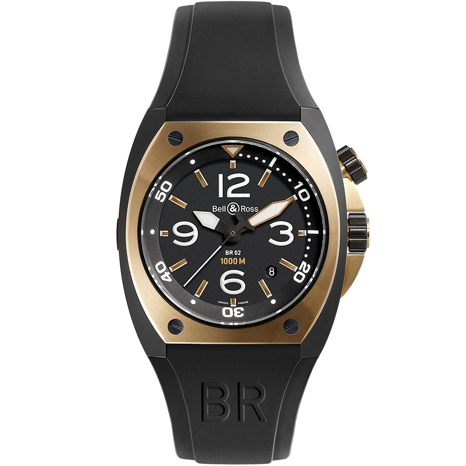 Bell Ross Br 02 Br02 Pinkgold Ca
