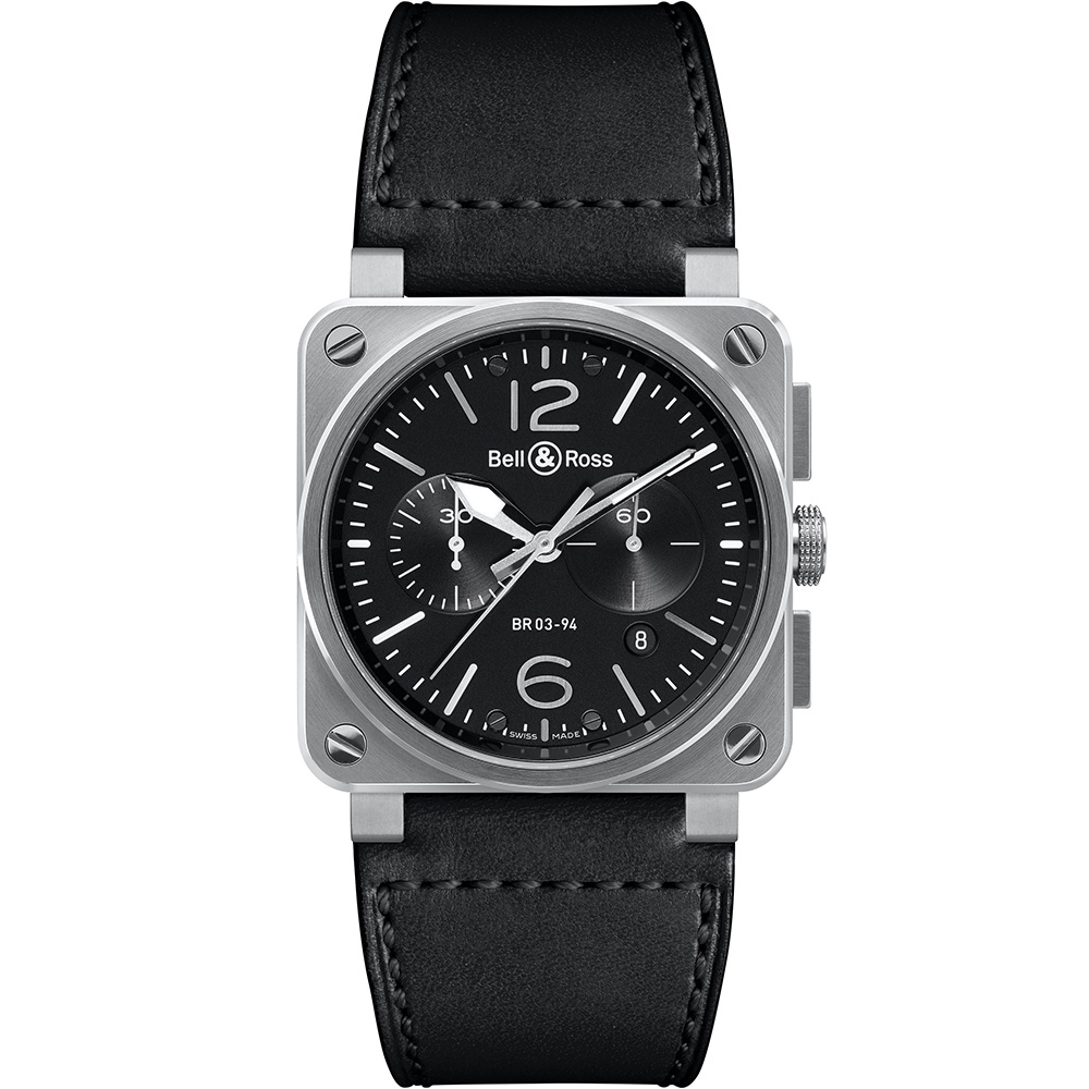 Bell Ross Br 03 Br0394 Bl Si Sca