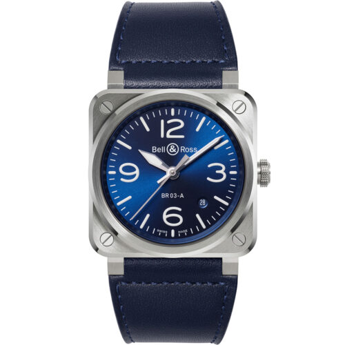 Bell Ross Br 03 Br03a Blu St Sca