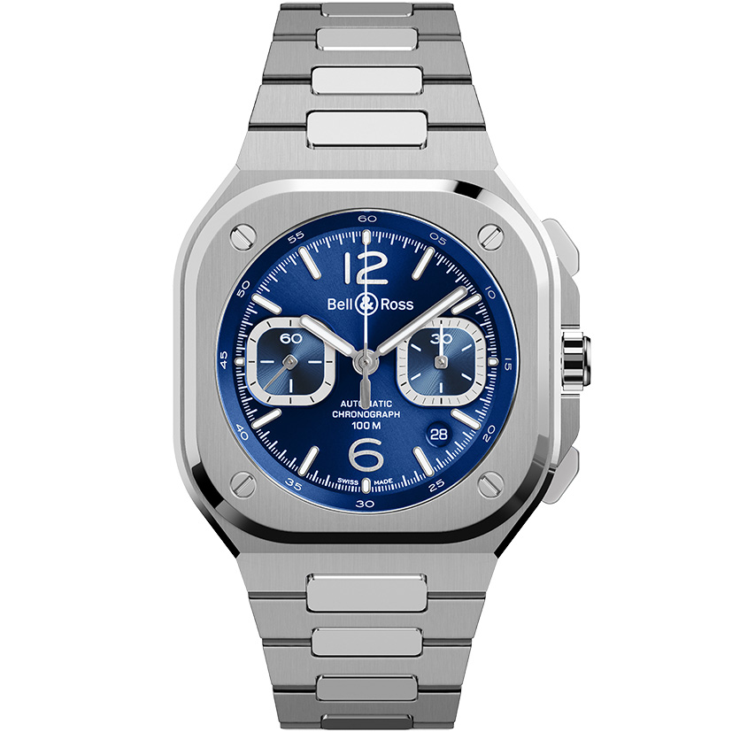Bell Ross Br 05 Br05c Blu St Sst