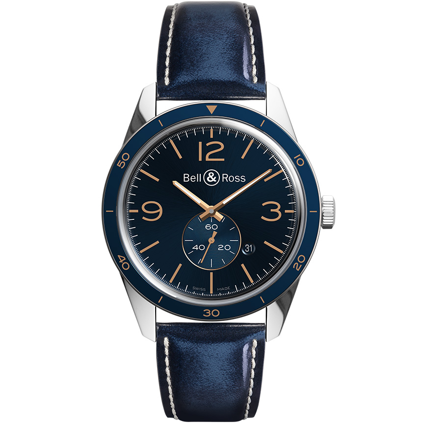 Bell Ross Br 123 Brv123 Blu St Sca