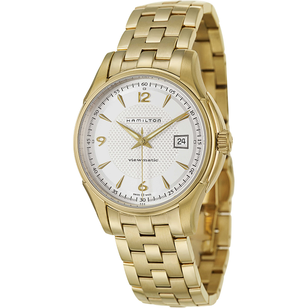 Jazzmaster 40 mm: Yellow gold PVD-coated Stainless steel - H32535155 Hamilton Jazzmaster H32535155