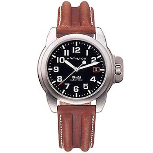 Khaki Action 40 mm: Stainless steel & Leather - H62415533 Hamilton Khaki Action H62415533