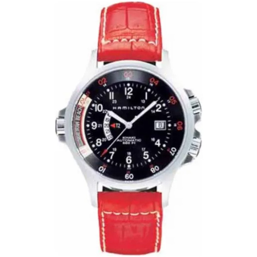 Khaki Navy 42 mm: Stainless steel & Leather - H77635833 Hamilton Khaki Aviation H77635833