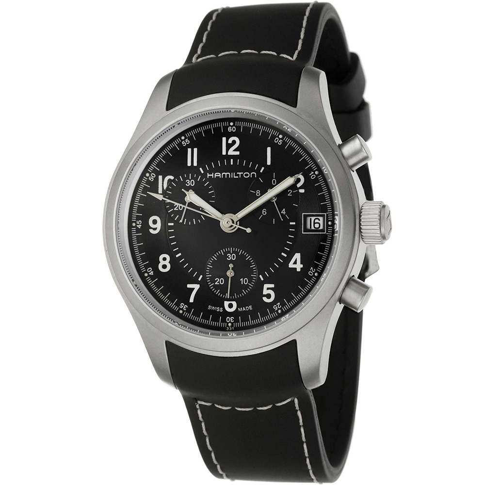 Khaki Field 40 mm: Stainless steel & Rubber - H68582333 Hamilton Khaki Field H68582333