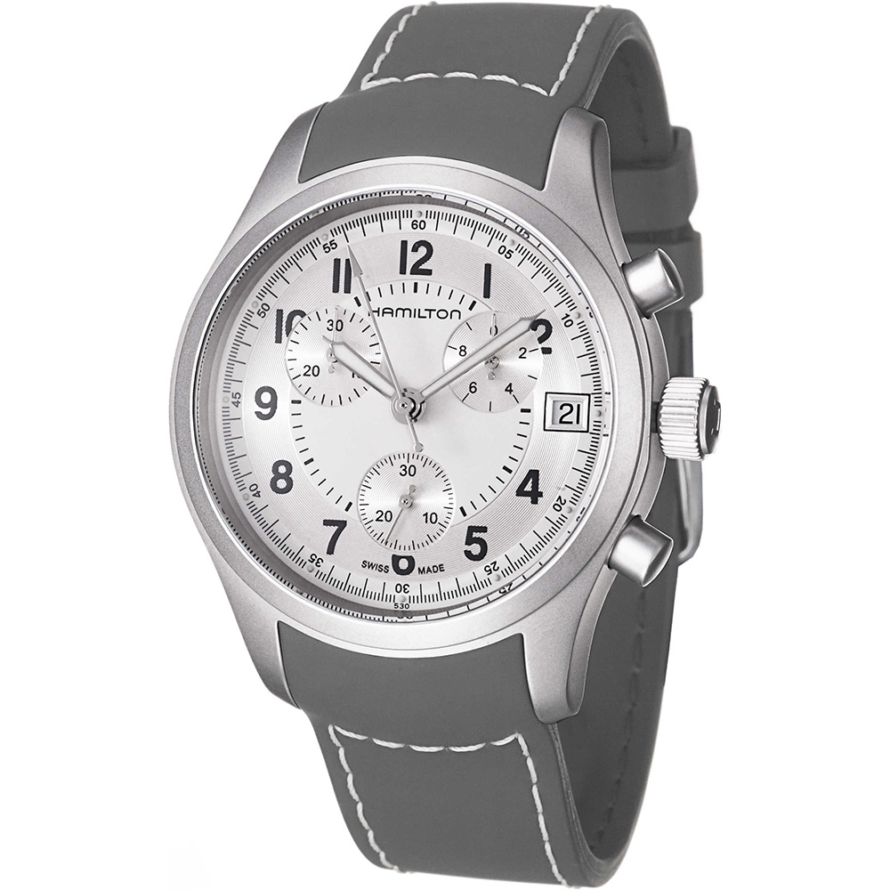 Khaki Field 40 mm: Stainless steel & Rubber - H68582853 Hamilton Khaki Field H68582853