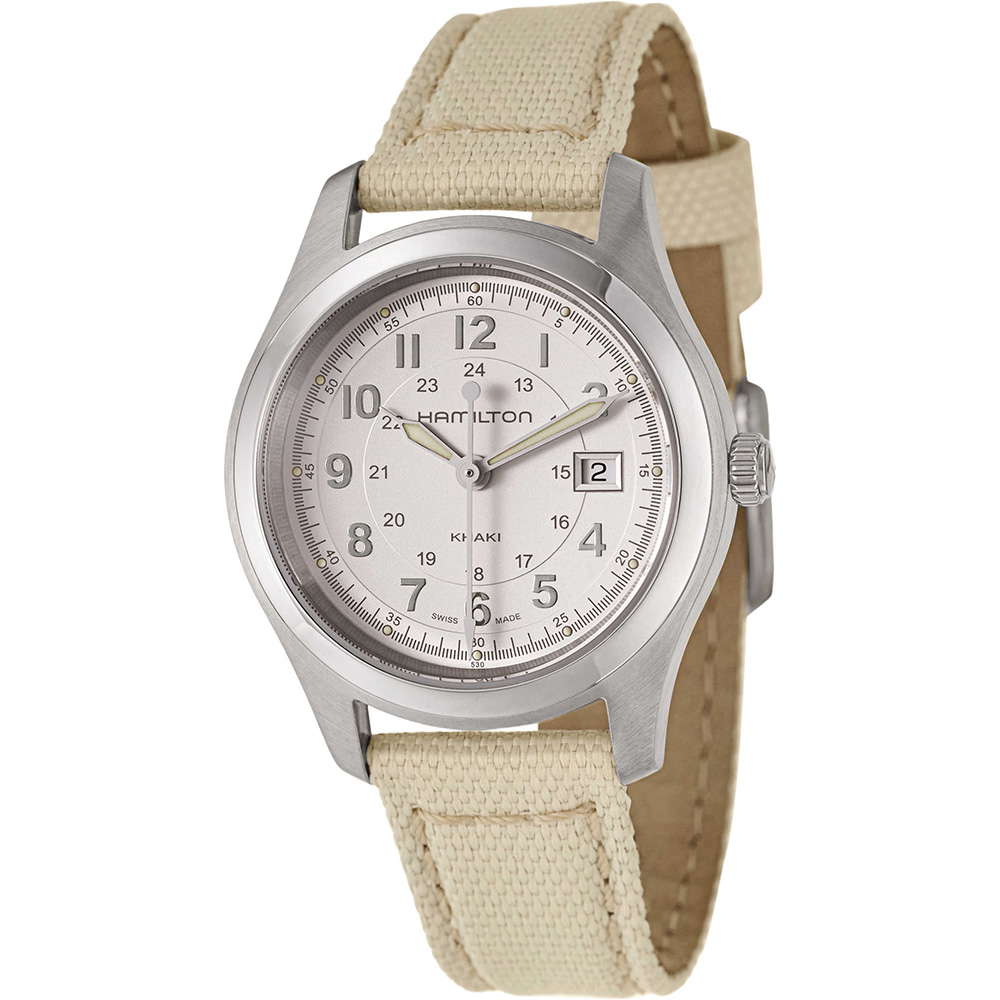 Khaki Field 32 mm: Stainless steel & Canvas - H72211453 Hamilton Khaki Field H72211453