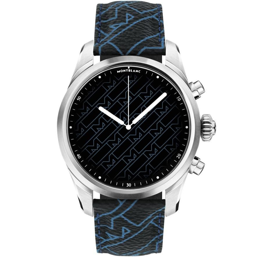Summit 2 42 mm: Stainless steel & Leather - MB128125 Montblanc Summit Mb128125