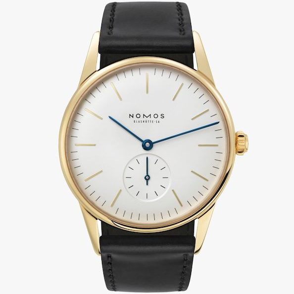 Orion 35 mm: 18K Yellow gold & Leather - 311.9 Nomos Orion 311 9
