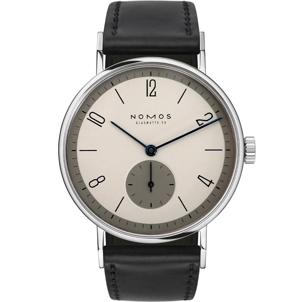 Tangente Lange Dial 35 mm: Stainless steel & Leather - 101-LANGE Nomos Tangente 101 Lange