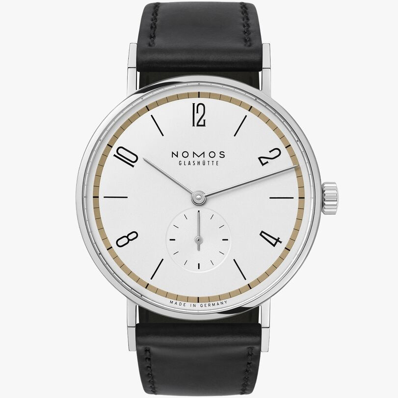 Tangente 38 120 Jahre Depperich 37.5 mm: Stainless steel & Leather - 138.S8 Nomos Tangente 138 S8