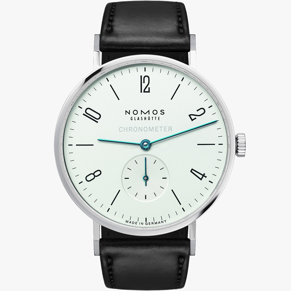 Tangente Chronometer 20 Jahre Uhren Magazin 35 mm: Stainless steel & Leather - 139.UM Nomos Tangente 139 Um