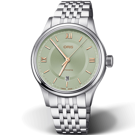 Classic Date 42 mm: Stainless steel - 01 733 7719 4017-07 8 20 10 Oris Classic 01 733 7719 4017 07 8 20 10